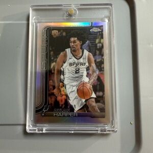 🏧2025-26 DYLAN HARPER Topps NBA Chrome #252  (RC) Silver Refractor